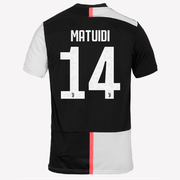 Camiseta Juventus NO.14 Matuidi Primera equipación 2019-2020 Blanco Negro